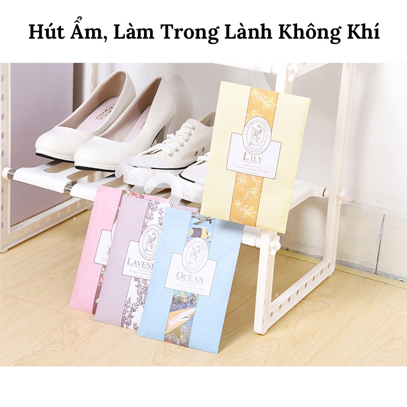 Túi Thơm Treo Xe Ô Tô, Phòng Ngủ, Tủ Quần Áo, Phòng Khách Làm Thơm Nhà -Thảo Mộc Tự Nhiên Có Móc Treo Tiện Tích CARZONE