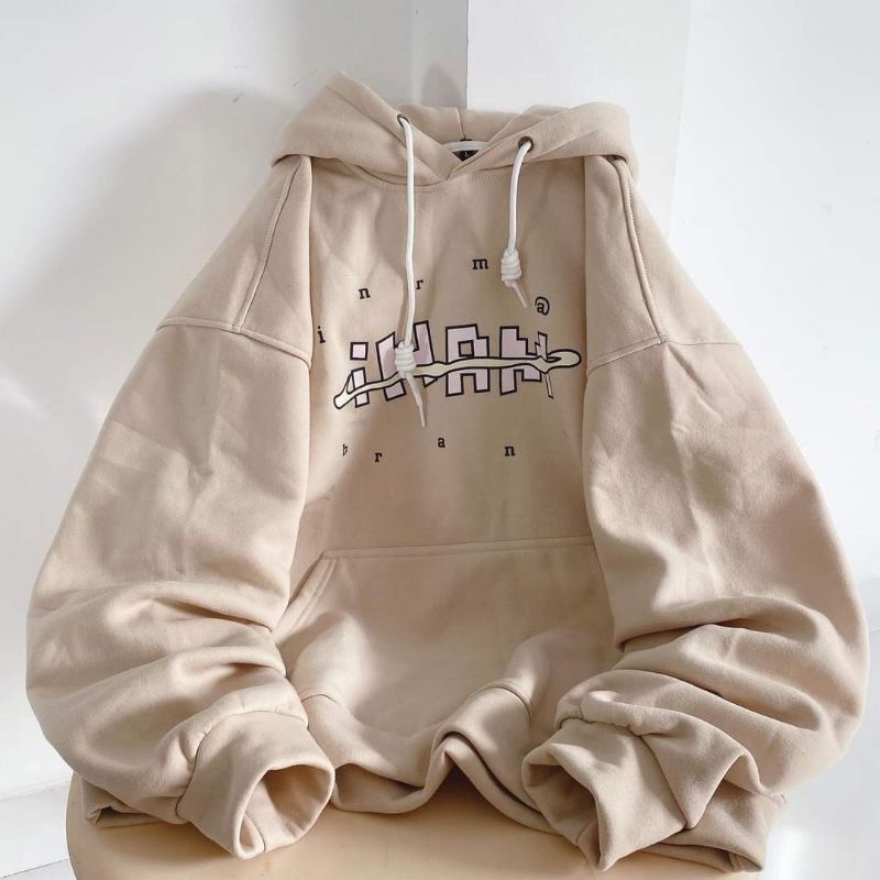 [ Kèm Hình Thật ] Áo Khoác Hoddie In Chữ INAM Phông Unisex Nam Nữ