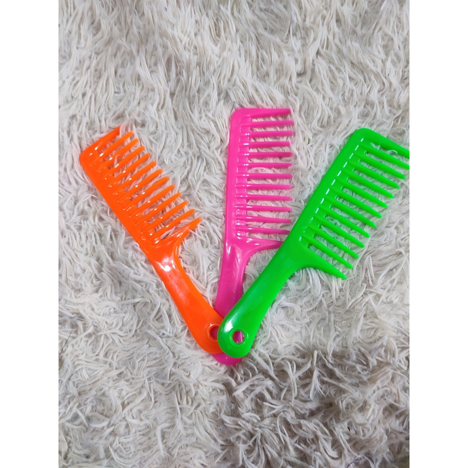 Lược răng thưa răng to chải tóc xoăn gỡ rối cho tóc