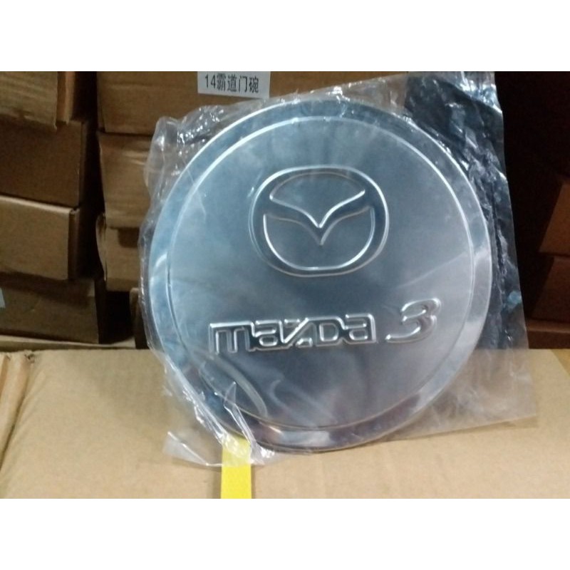 Nắp xăng nhựa mạ crom Mazda 3 (2015-2019) [trừ Mazda 3s]
