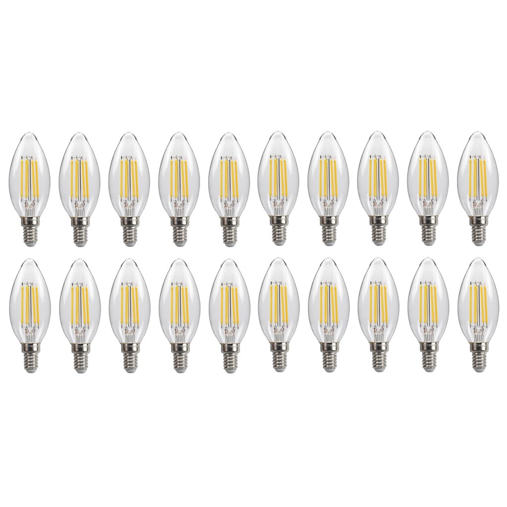 Bộ 20 bóng đèn Led Edison C35 4W hình quả nhót đui E27