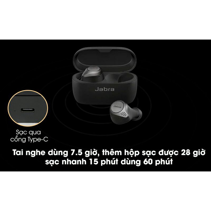 Tai nghe Bluetooth True Wireless Jabra Elite 75T