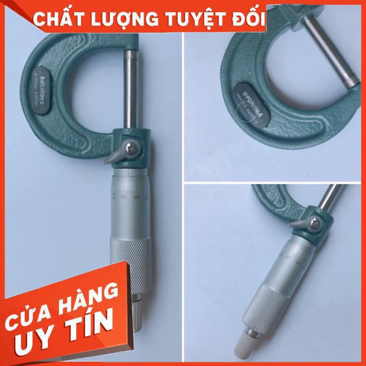 [ GIÁ RẺ NHẤT - HÀNG CHÍNH HÃNG ] Thước panme đo ngoài đủ size 0-25/25-50/50-75mm(CHO KHÁCH XEM HÀNG)