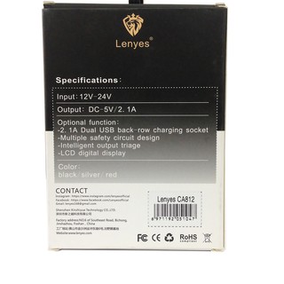 Tẩu Sạc Ôtô Lenyes CA812