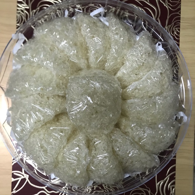 100g Yến sào sạch sơ mướp nguyên chất( không pha đường)+ 🍎+ 🍚
