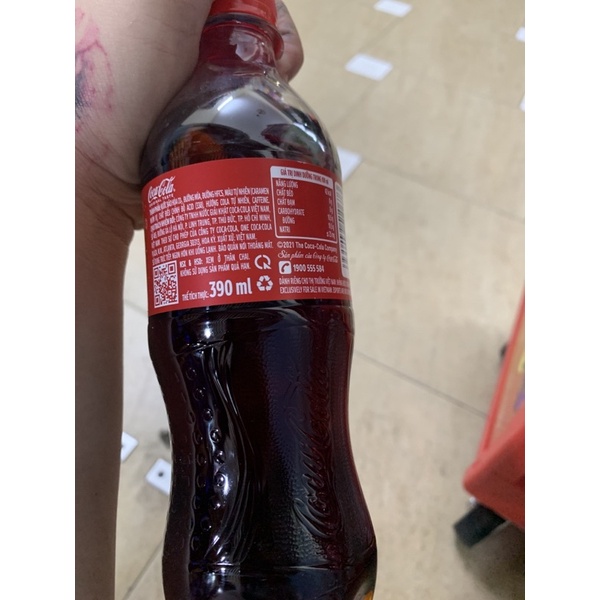 Thùng cocacola chai nhựa 390ml