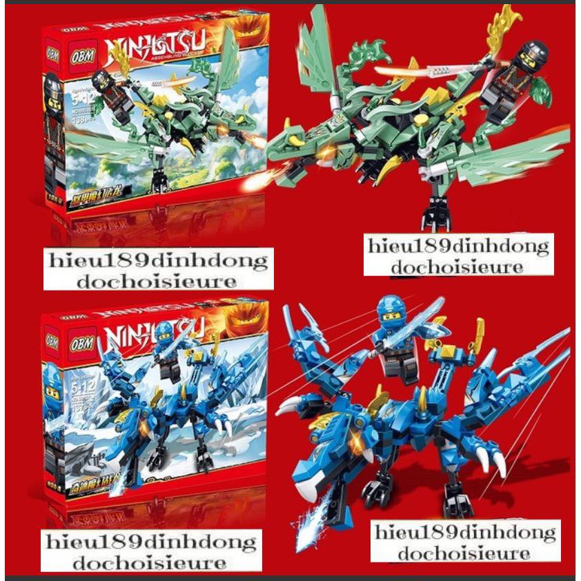 Lắp ráp xếp hình ninjago 99508 : Rồng