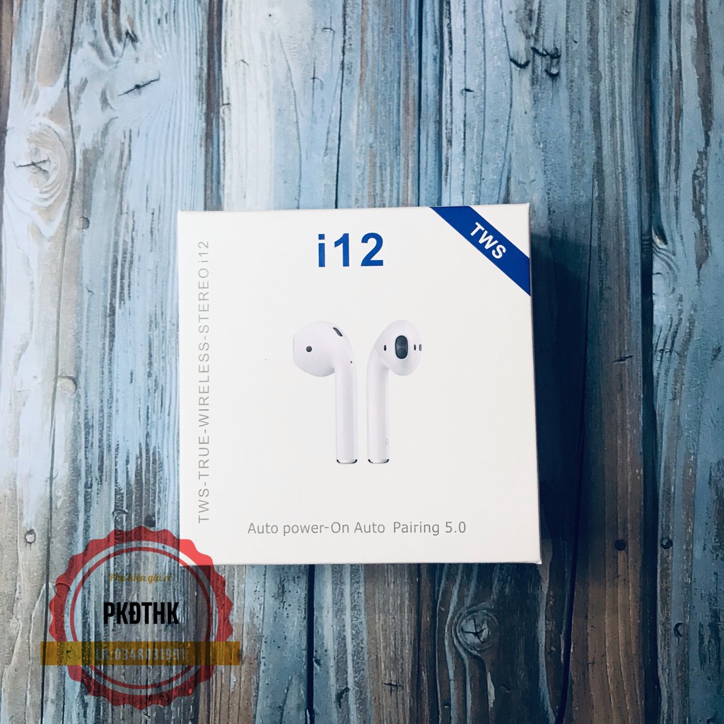 TAI NGHE Bluetooth i12 5.0 Cảm Ứng Cực Nhạy Tăng Chỉnh Âm Lượng Lỗi 1 Đổi 1 | BigBuy360 - bigbuy360.vn