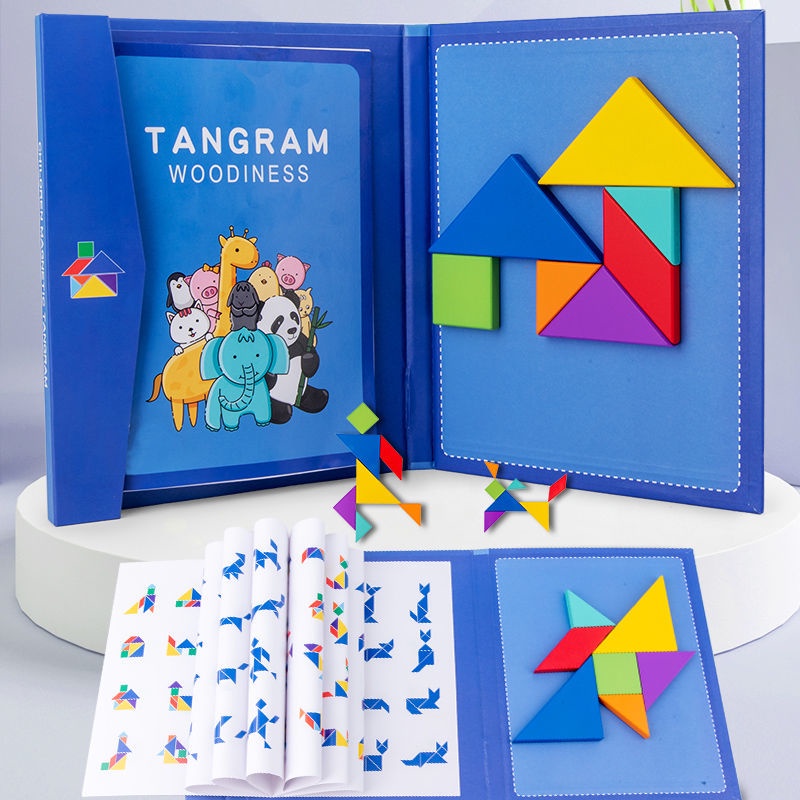 Từ Tangram Trí Thông Minh Câu Đố Ghép Hình3-6Tuổi Trẻ Em Giáo Dục Học Sinh Tiểu Học Lớp Đầu Tiên Hỗ Trợ Giảng Dạy, Học Tập
