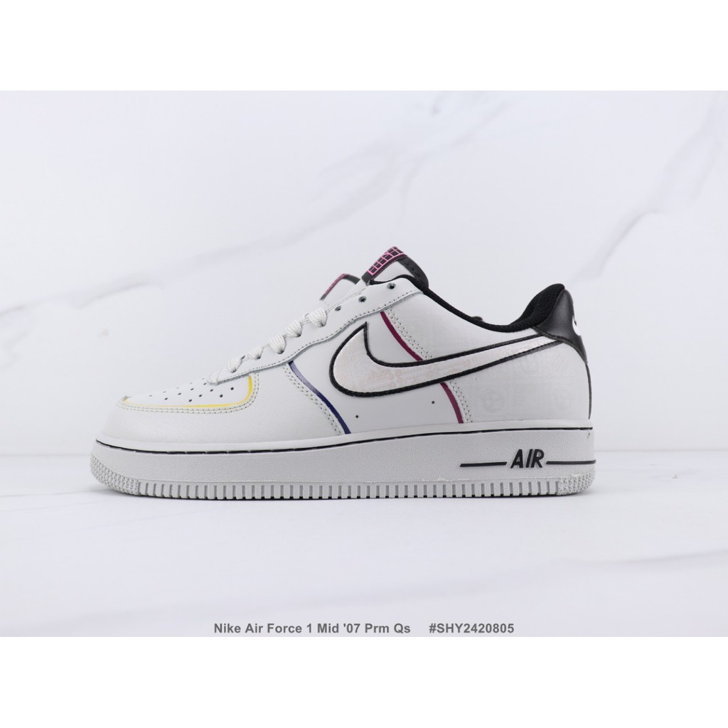 Giày Thể Thao Nike Air Force 1 Mid '07 Prm Qs Chất Liệu Da Size 36 - 45