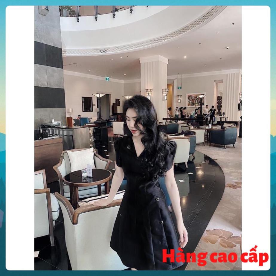 (Hàng cao cấp) Đầm dạo phố dáng xòe cổ V - Bee Dress | BigBuy360 - bigbuy360.vn