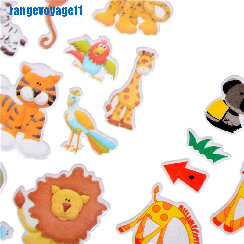 Miếng Dán Trang Trí Hình Động Vật 3d Xinh Xắn