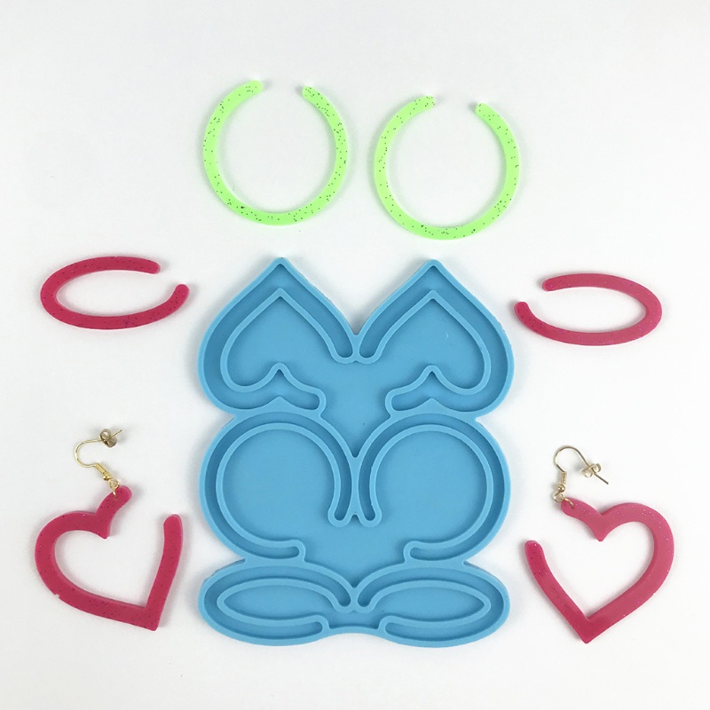 Khuôn Silicone Làm Bông Tai Trang Sức Thủ Công DIY