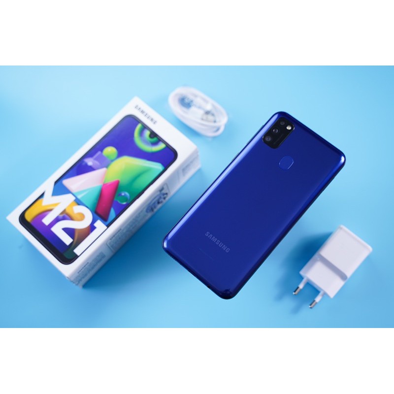 điện thoại sam sung M21 máy mới nguyên siu cấu hình tốt pin tráu 6000mAh