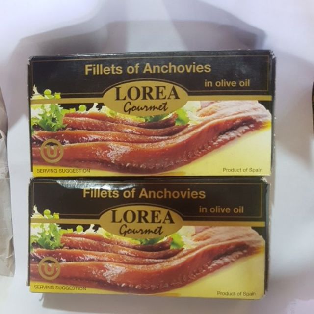 2hộp Cá mắm anchovy 50gram