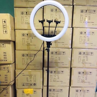 Đèn Livestream 3 kẹp size 36, Make Up, Livestream, Đèn Chụp ảnh, Đèn Led chụp ảnh giá Siêu rẻ