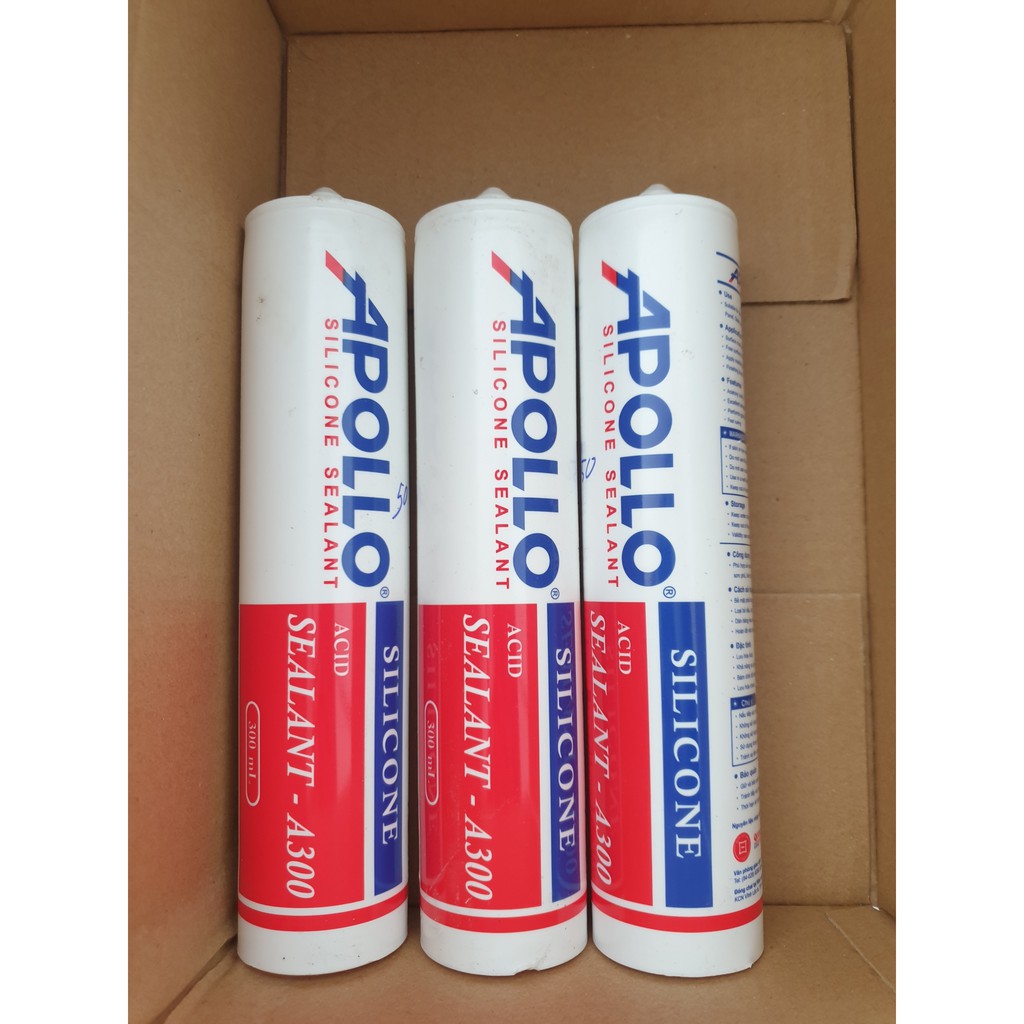 Keo silicon A500, A300, keo silicon dán kính, chống thấm