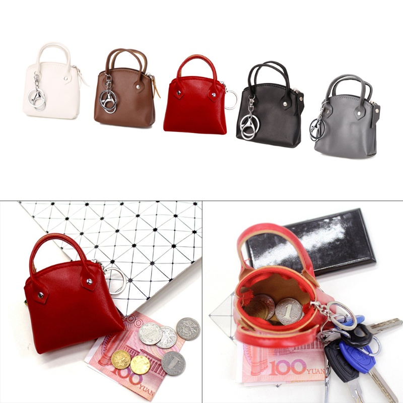 Ví Mini Đựng Tiền Xu Phong Cách Retro Cho Nữ Giá Đỡ