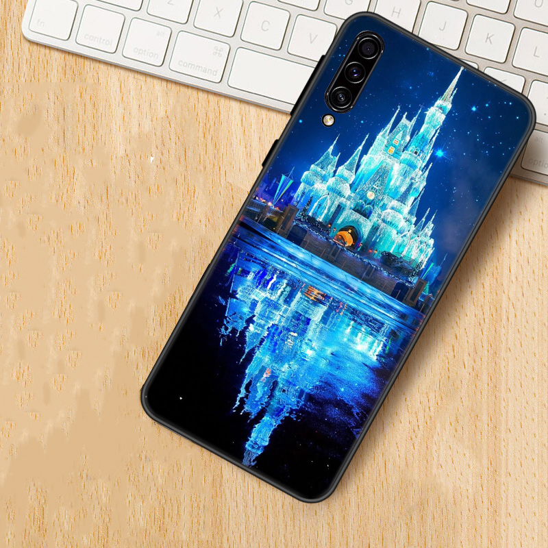 ốp điện thoại Tpu Mềm In Hình Lâu Đài Disney Cho Samsung S6 S6 Edge S7 S7 Edge S8 Plus S9 Plus S10 S10E