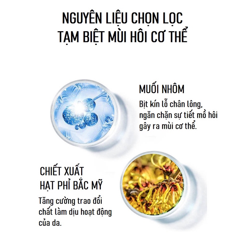 Xịt Khử Mùi Cao Cấp Ngăn Mồ Hôi Khô ,Thoáng Vùng Da Dưới Cánh Tay Hương Thơm Bền Lâu 30ML