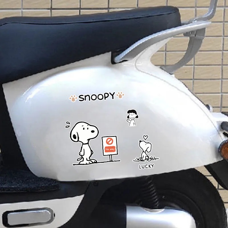 Hoạt Hình Nhãn Dán Trang Trí Đa Năng Hình Chú Chó snoopy Dễ Thương