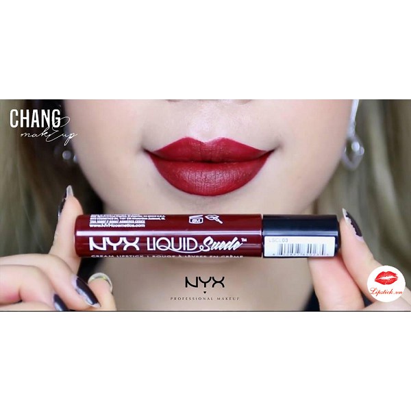 Son kem lì Nyx Professional Makeup Liquid Suede minisize 1.2ml nhiều màu mới sang chảnh
