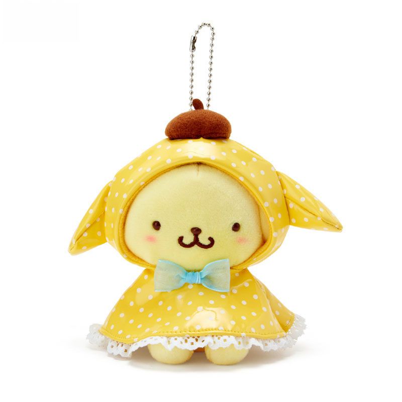 SANRIO Móc Khóa Búp Bê Nhồi Bông Mềm Mại Đáng Yêu