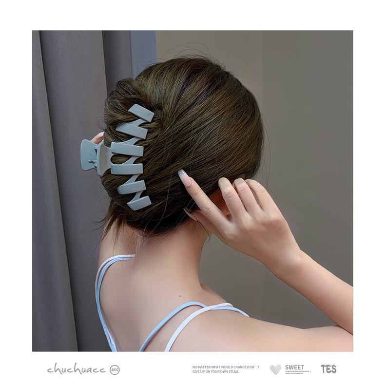 Kẹp tóc Haimeikang màu trơn ngọt ngào theo phong cách Hàn Quốc