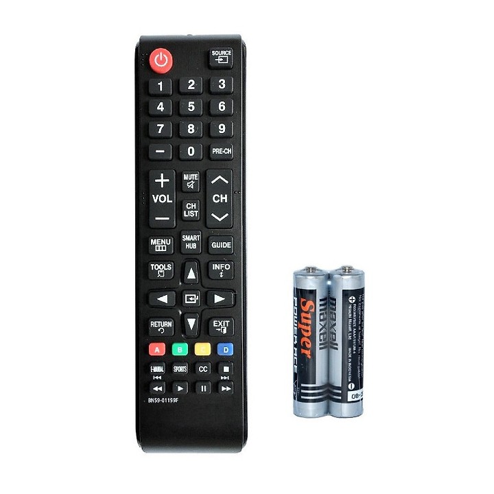 Remote Điều Khiển TV SAMSUNG Smart Hub BN59-01199F (Kèm Pin AAA)