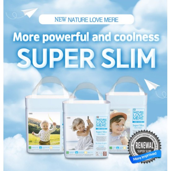 Bỉm dán/quần Nature Love Mere nội địa Hàn Quốc đủ size ngày/đêm S36/M32/L28/L30/XL24/XXL20
