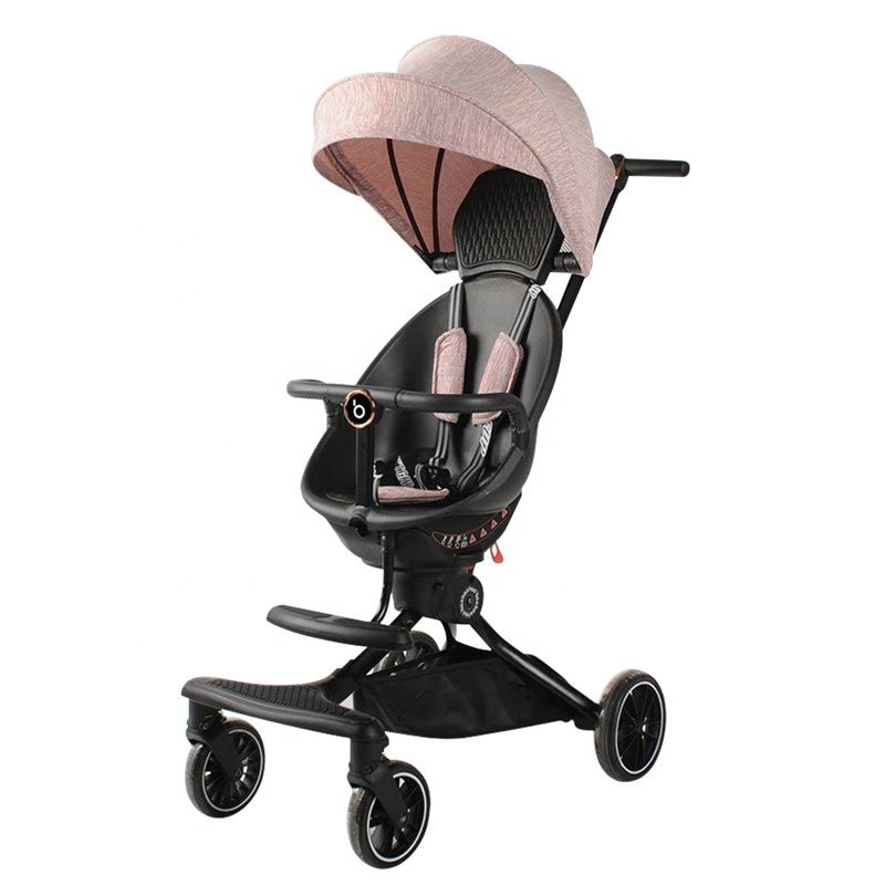 FREE SHIP ! Xe đẩy tiện lợi Baobaohao V8 thế hệ mới MẪU MỚI NHẤT 2021 - HỒNG