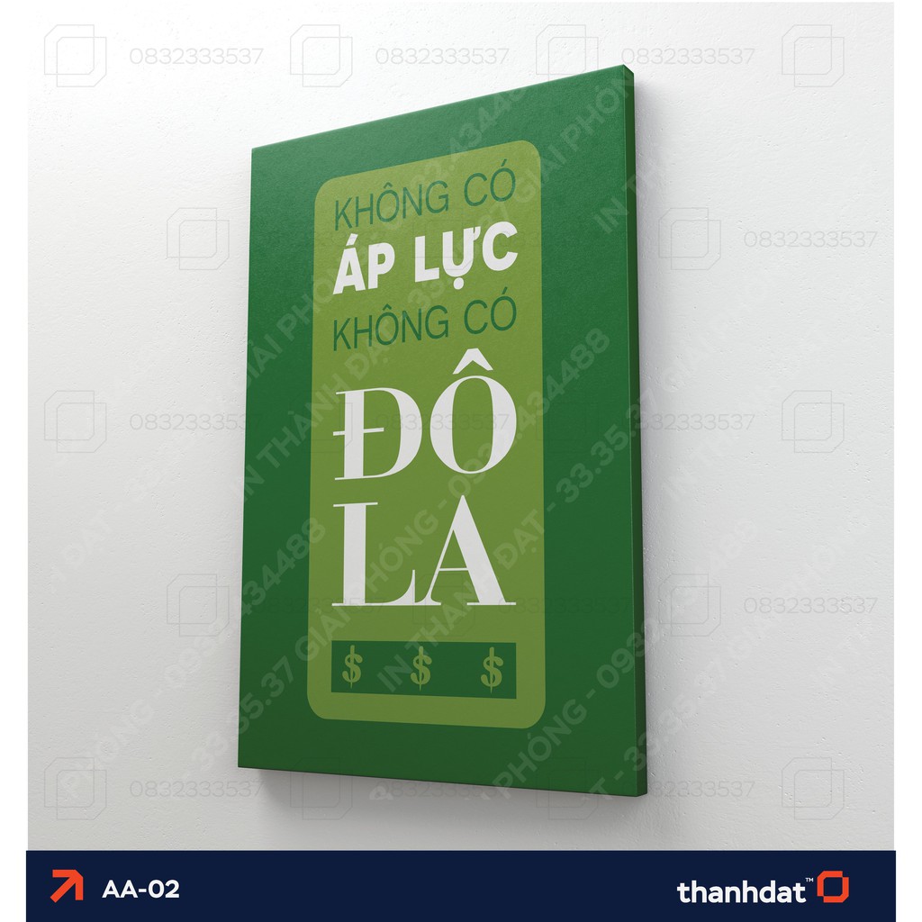 ️ Tranh động lực trang trí văn phòng, quán cafe, quán ăn... thúc đẩy hiệu quả làm việc - Tặng kèm đinh [AA001]