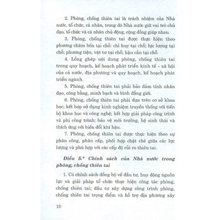 Luật Phòng, Chống Thiên Tai