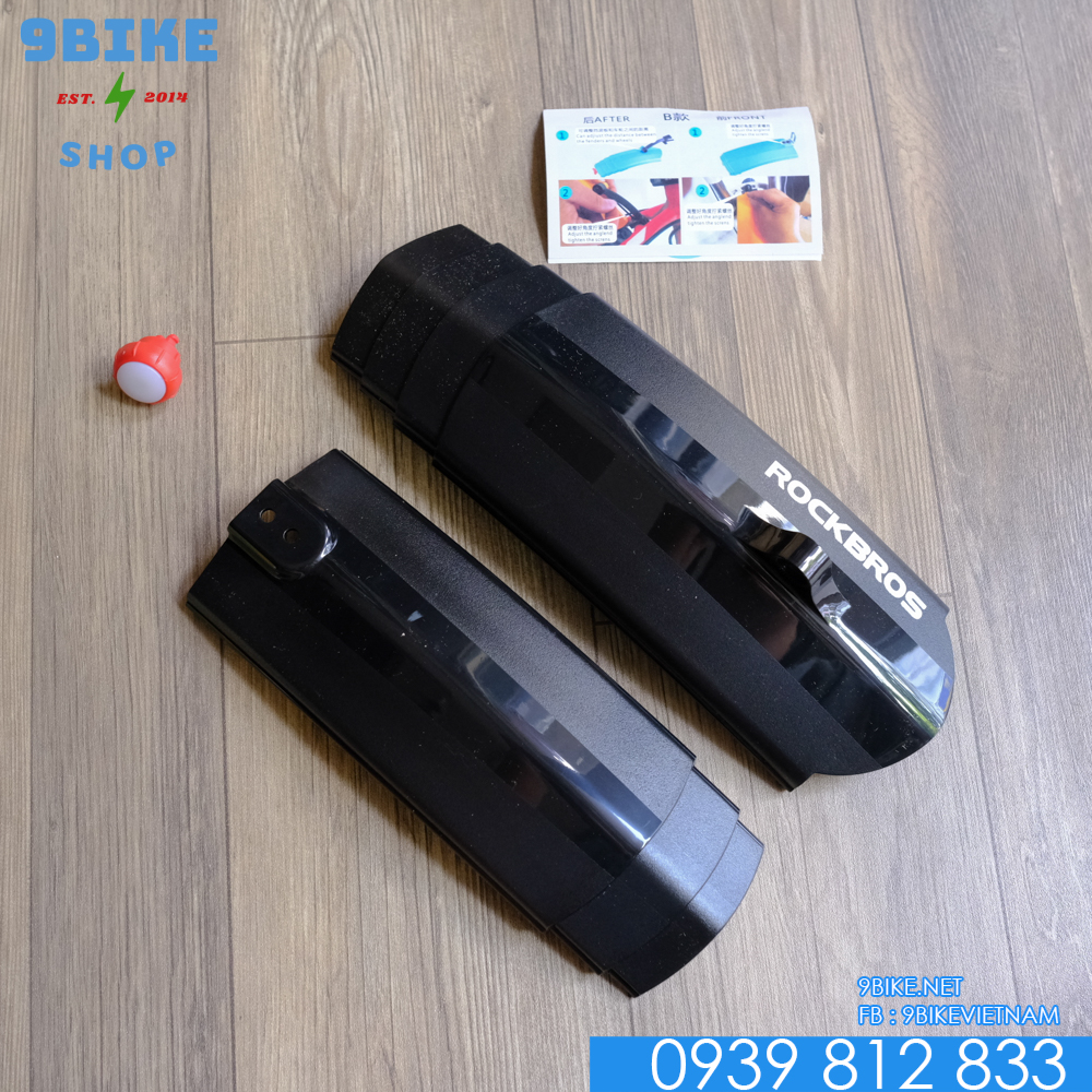 Vè xe đạp rút gọn RockBros có đèn led phía sau