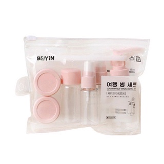 Bộ Chiết Mỹ Phẩm 7 Món BEIYIN &amp; TRAVEL ROUNA Nội Địa Trung (Màu ngẫu nhiên)