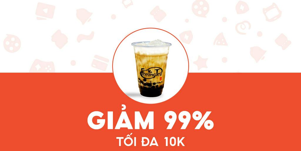 - Trà Sữa Feeling Tea - Giảm 10K cho Trà sữa trân châu đường đen