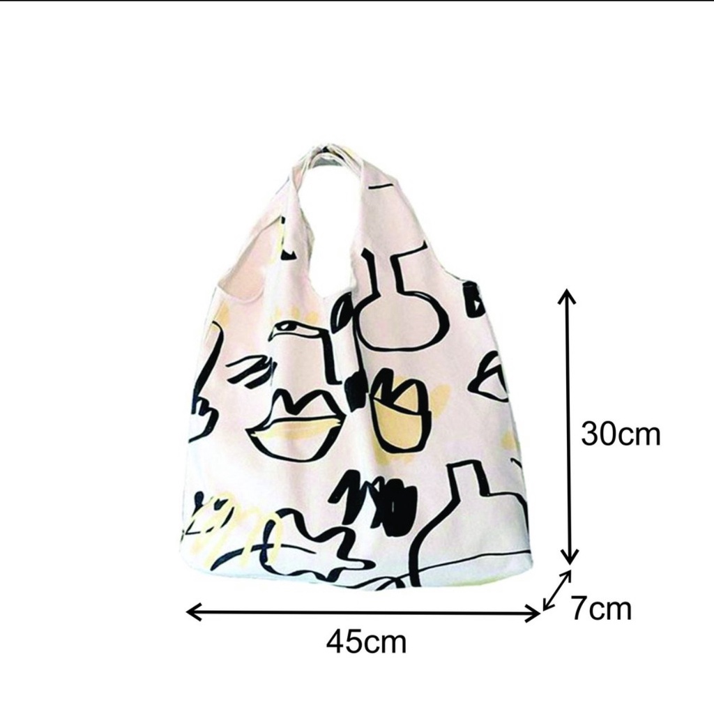 Túi tote vải canvas liền thân họa tiết đa dạng hot hit tặng quà xinh xắn TUCANVAS TCV31.8