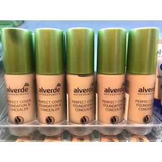 KEM NỀN ALVERDE PERFECT COVER FOUNDATION & CONCEALER chai 50ml