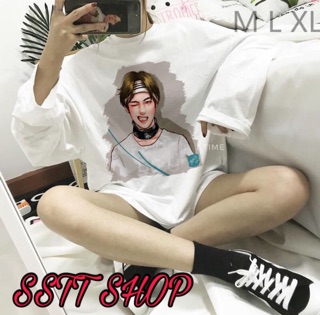 (Tặng ảnh BTS)Sweater BTS nền sơn