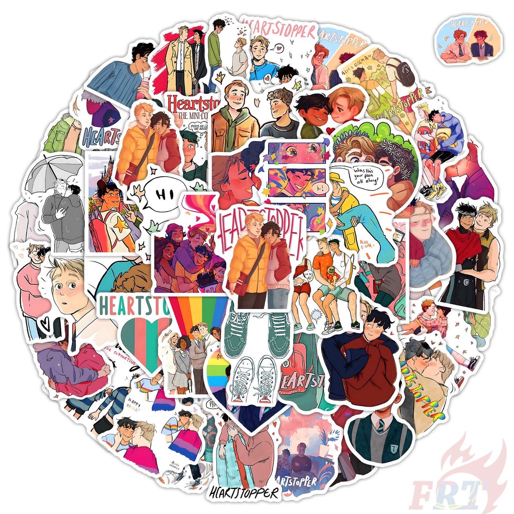 50Pcs/Set ❉ Heartstopper Series 02 Stickers ❉ Waterproof DIY Fashion Decals Doodle Stickers