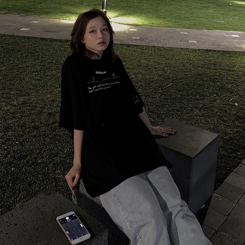 Áo thun sadboiz saddino ss2 chuẩn chính hãng logo hình thêu, áo thun sadboizaintcry nam nữ unisex form rộng local brand