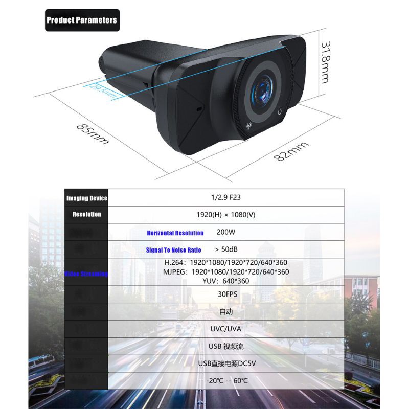 Webcam Psy 1080p Có Micro Cho Máy Tính | BigBuy360 - bigbuy360.vn