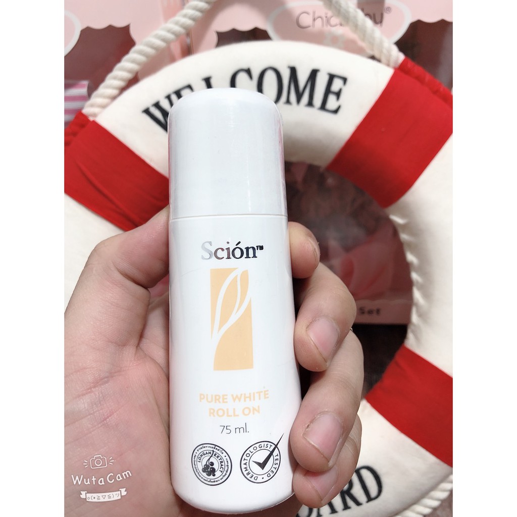 Lăn Khử Mùi Cao Cấp Scion Pure White Roll On Nuskin