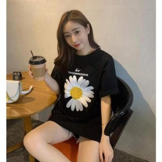 Áo phông hoa cúc xinh Chất thun cotton mềm mát đẹp