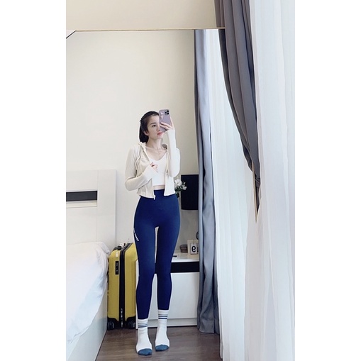 Quần Tập Yoga quần tập Gym - Legging dài lưng cao nâng mông cao cấp.