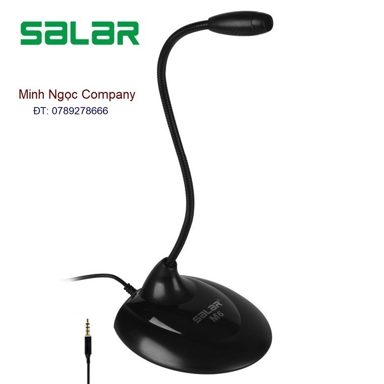 Micro thu âm cho máy tính Salar M6 (Microphone Salar M6) - Hàng Chính Hãng