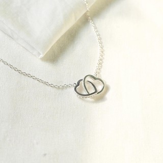DÂY CHUYỀN BẠC💝FREESHIP💝💝Dây chuyền tim lồng tim