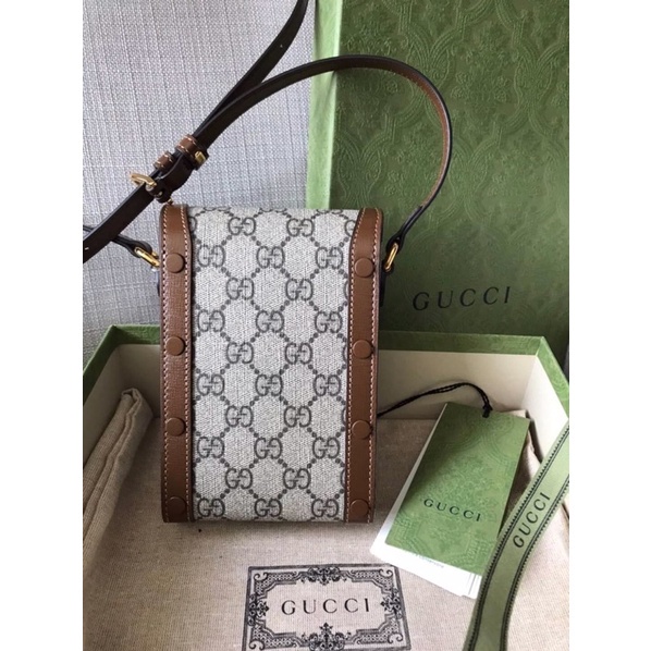 Túi G.c horsebit 1955 mini bag, túi xách mini đựng vừa điện thoại cao cấp - FULLBOX