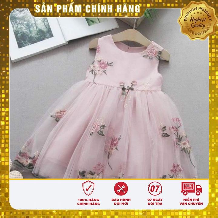 Váy Đầm Công Chúa. ❤1 Đổi 1 NẾU Lỗi ❤ Đầm không tay Quảng Châu Cao Cấp bé gái