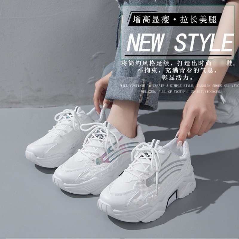 Giày Nữ GN04 Giày Thể Thao Sneakers Giày Độn Đế Nữ 3-4Cm Hottrend Dành Cho Bạn Trẻ Năng Động Cá Tính Và Tăng Chiều Cao